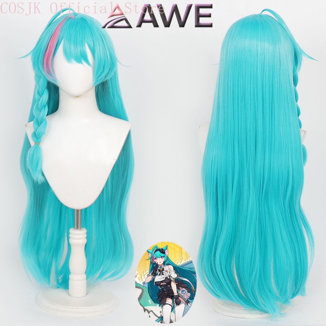 Anime Cosplay Wig Heat Resistant - Neverness to Everness Mint Cosplay figure