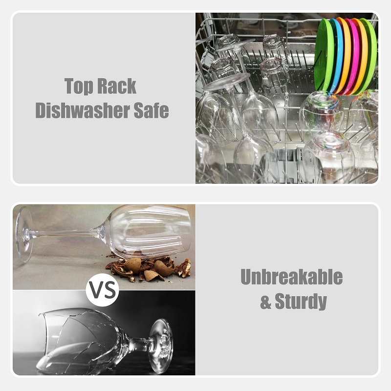 MICHLEY 2/4/6PCS Unbreakable P - Glow In The Dark Party Glasses ulasan dan harga