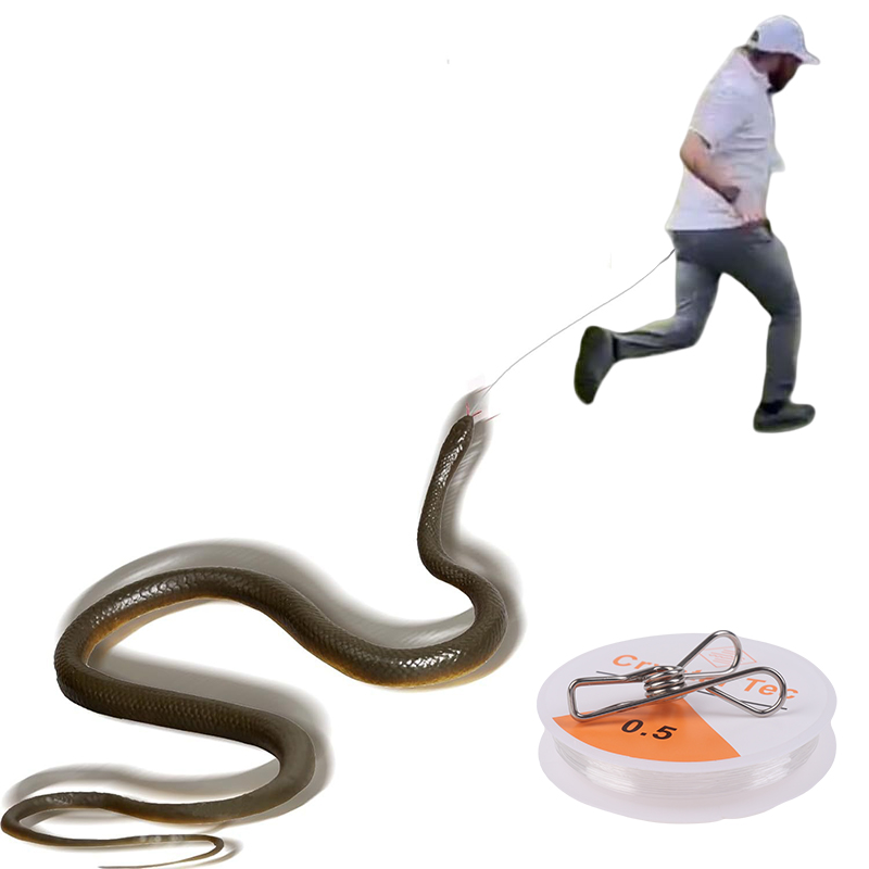 Outdoor Snake Prank with Strin - Prank Toys ulasan dan harga