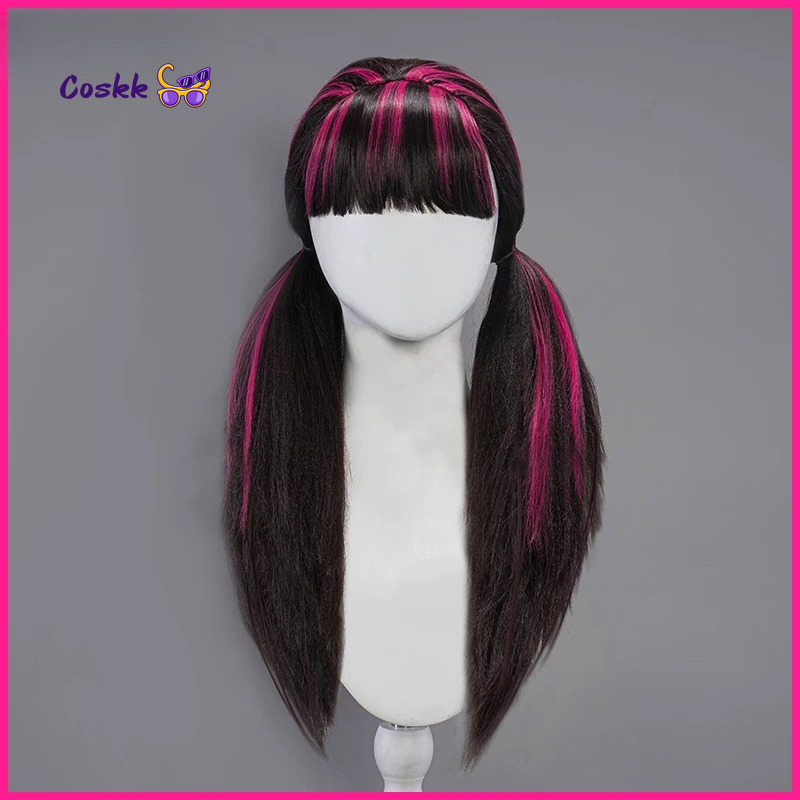Draculauraa Cosplay Wig  Long  - Anime Cosplay Wig Heat Resistant ulasan dan harga