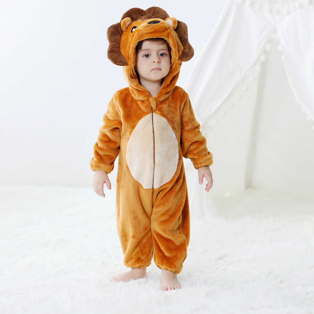 Baby Kigurumi Cute Lion Cartoo - Spiderman Jumpsuit Kids ulasan dan harga