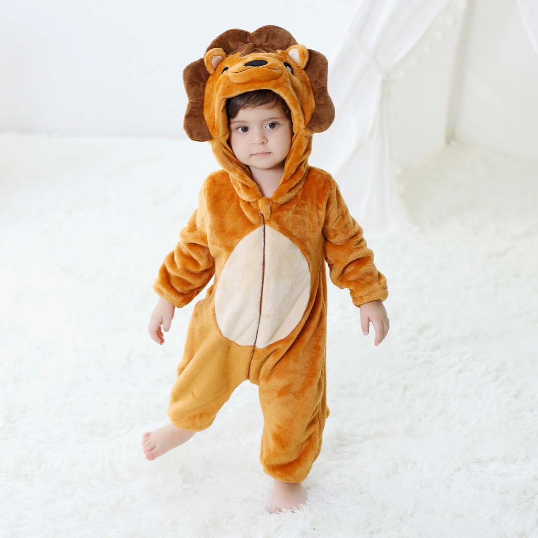 Baby Kigurumi Cute Lion Cartoo - Spiderman Jumpsuit Kids ulasan dan harga