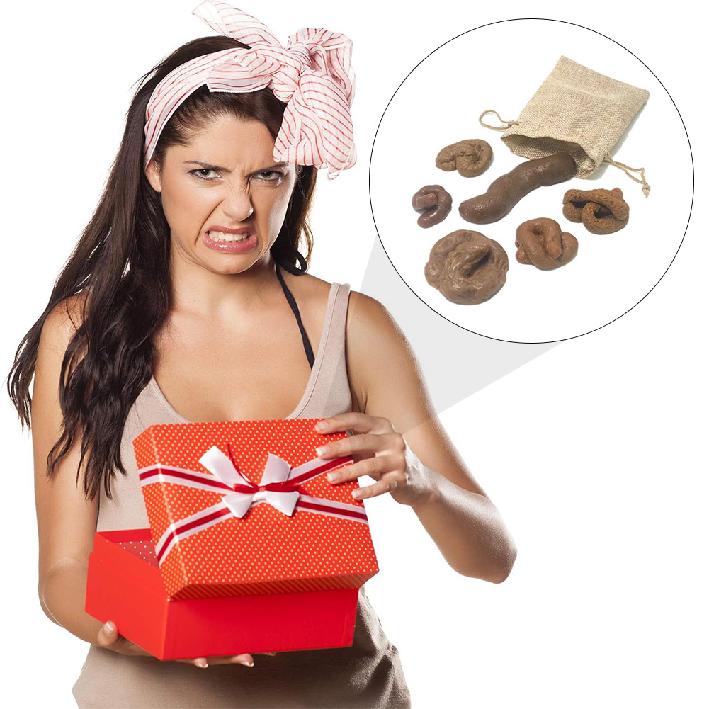 6Pcs/Set Poop Prank Toy Differ - Fake Poop Gag Gift ulasan dan harga