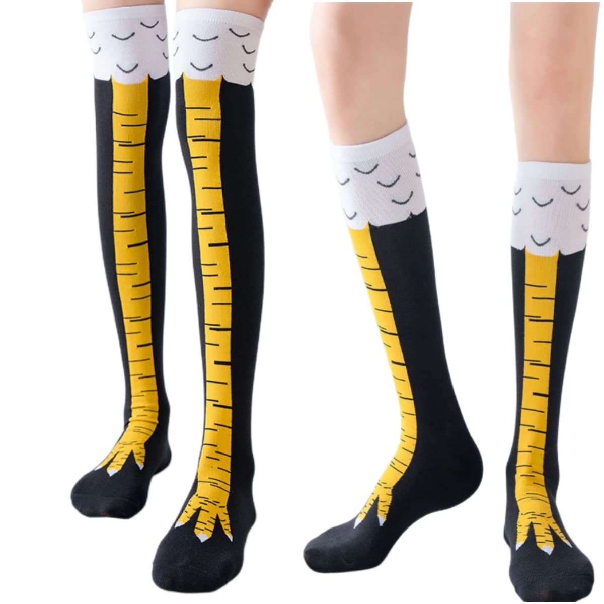 Women Thigh High Stockings Chi - Funny Chicken Leg Socks ulasan dan harga