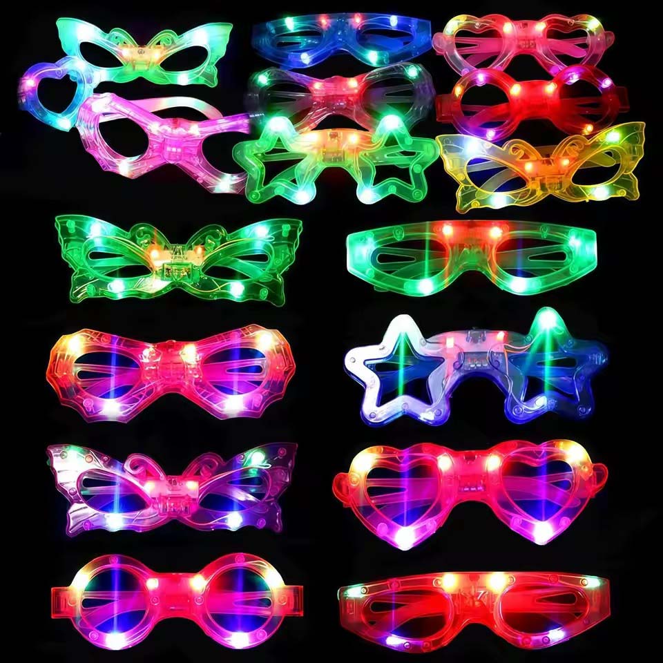Glow In The Dark Glasses Bulk  - Glow In The Dark Party Glasses ulasan dan harga