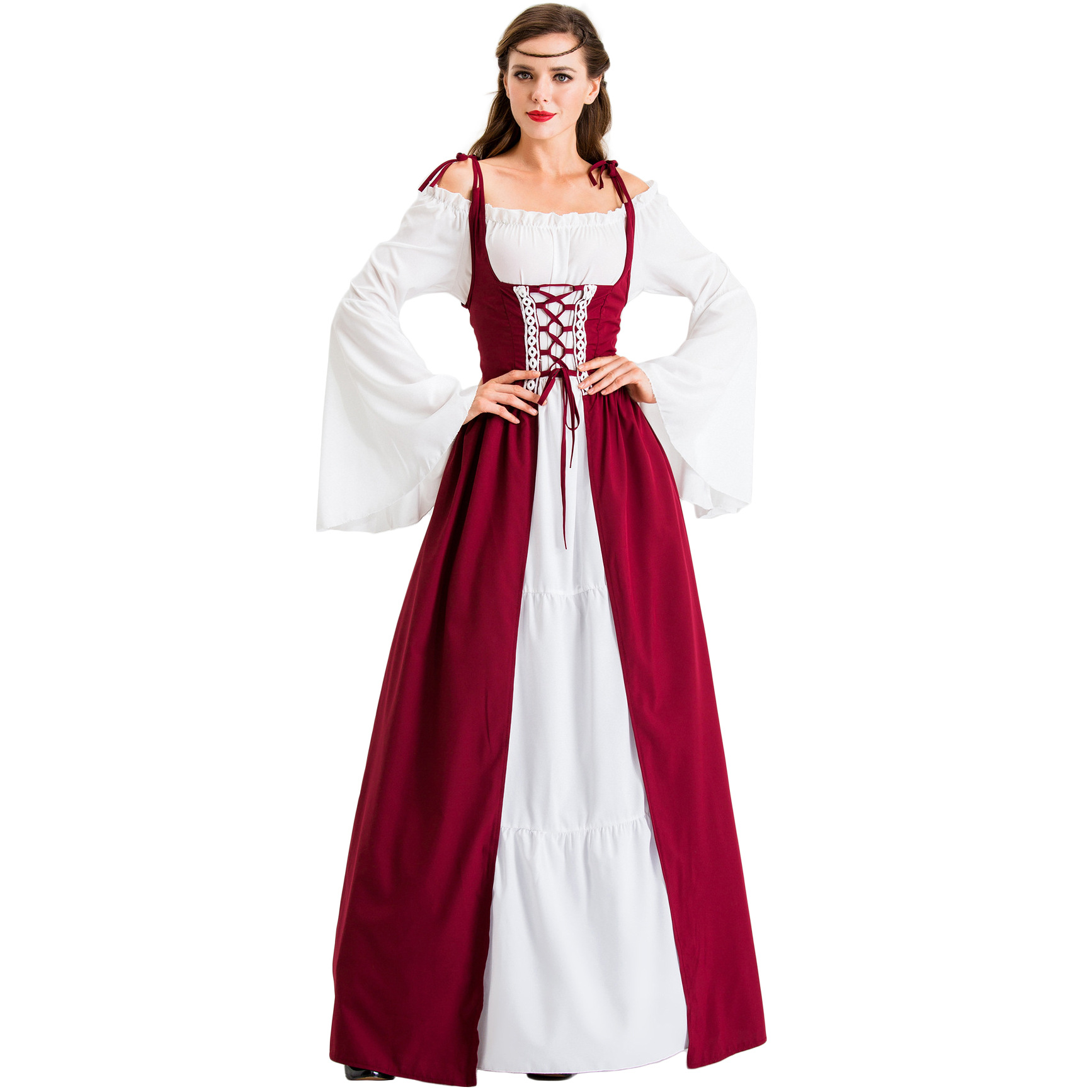 Lady Medieval Princess Dress R - Medieval Renaissance Dress Women ulasan dan harga