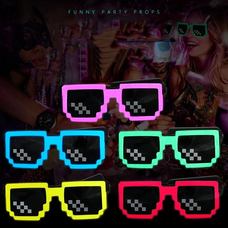 Wireless LED Light Up Glasses  - Glow In The Dark Party Glasses ulasan dan harga