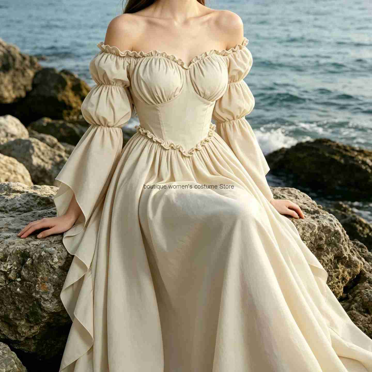 New Medieval Renaissance Gown  - Medieval Renaissance Dress Women ulasan dan harga