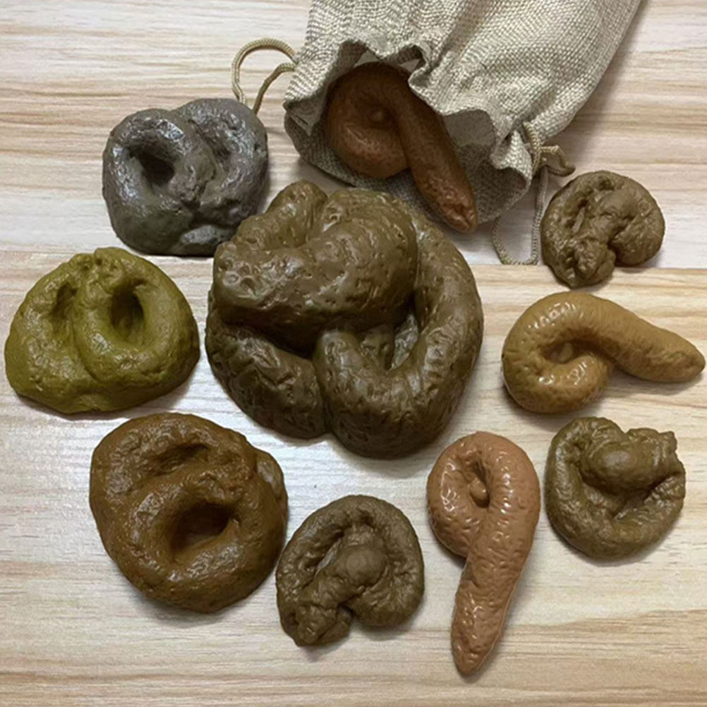 10Pcs Realistic Fake Poop Pran - Fake Poop Gag Gift ulasan dan harga