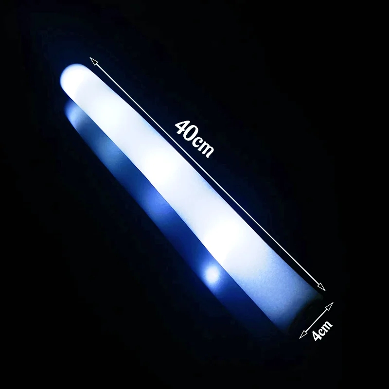30Pcs LED Foam Sticks White Li - Flashing Led Foam Sticks Party ulasan dan harga