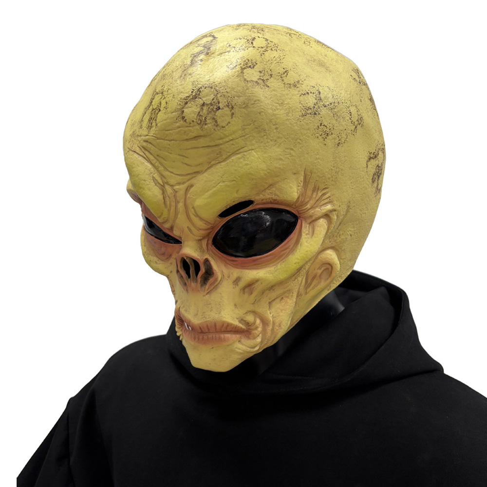 Realistic UFO Alien Skull Mask - Latex Alien Mask Realistic ulasan dan harga