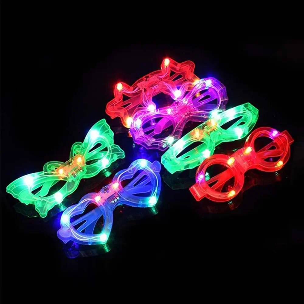 20pcs Light Up Glasses Glow In - Glow In The Dark Party Glasses ulasan dan harga