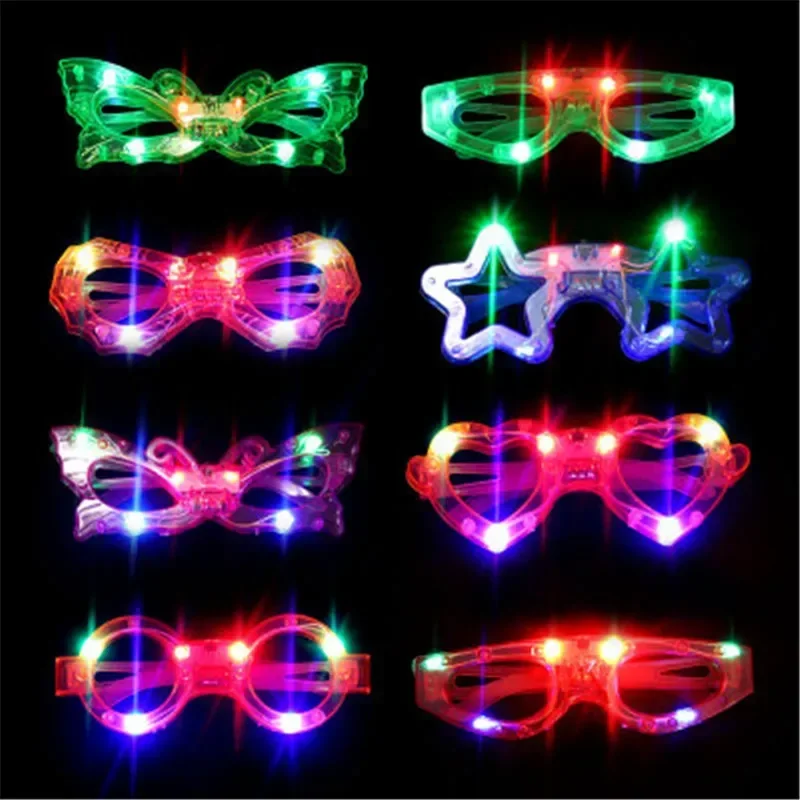 20pcs Light Up Glasses Glow In - Glow In The Dark Party Glasses ulasan dan harga