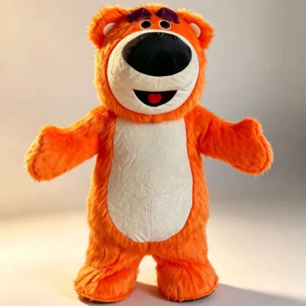 Inflatable Orange Bear Mascot  - Costumes ulasan dan harga