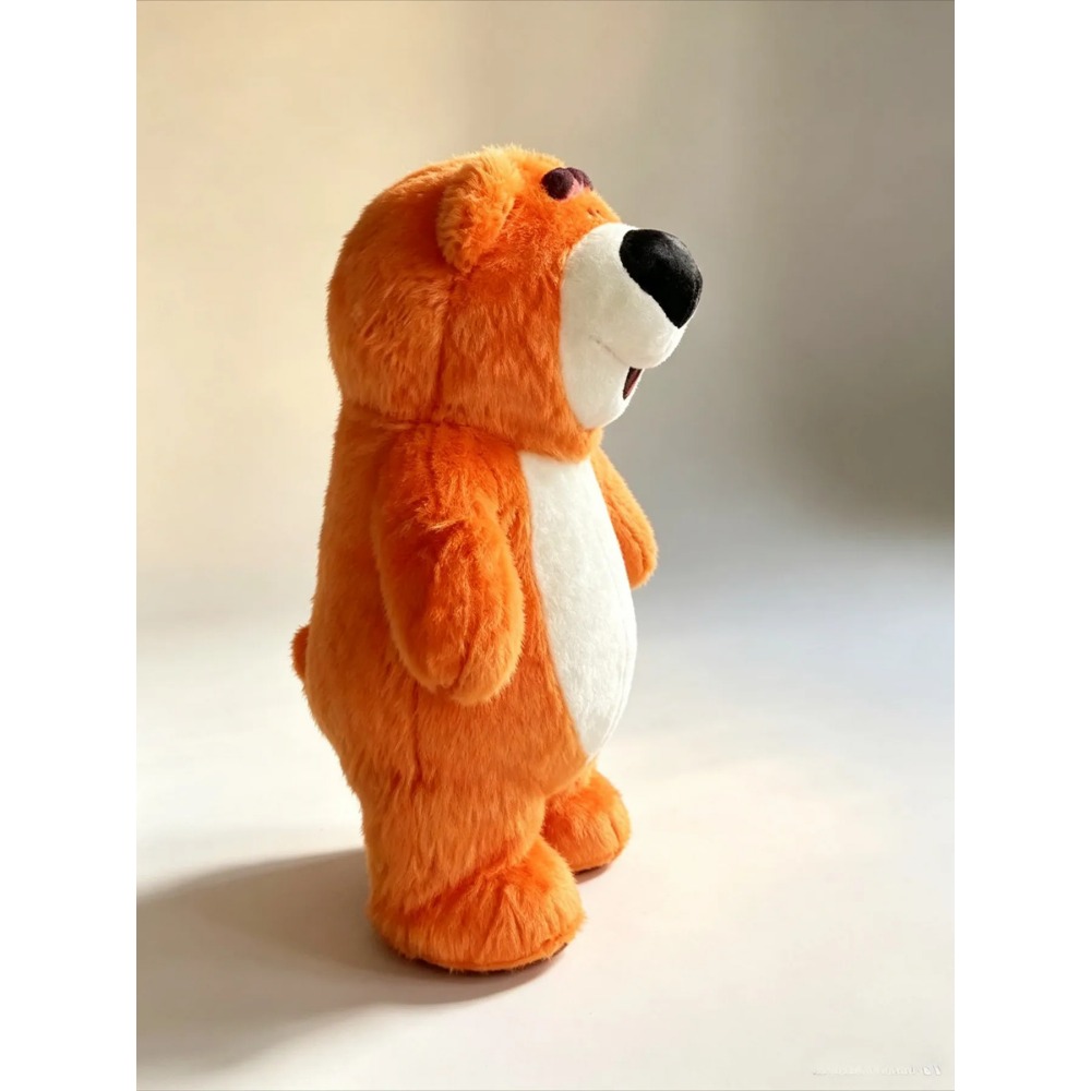 Inflatable Orange Bear Mascot  - Costumes ulasan dan harga