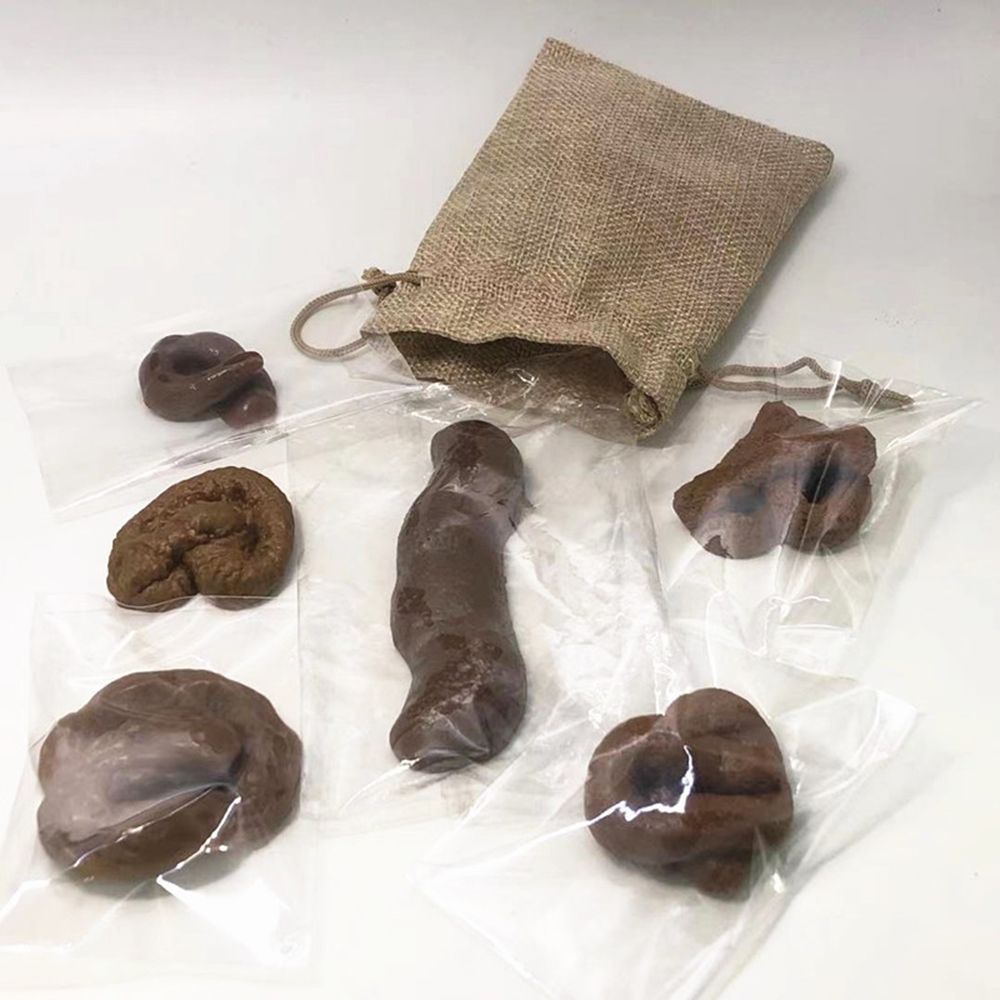 6Pcs Turd Mischief Tricky  Foo - Fake Poop Gag Gift ulasan dan harga