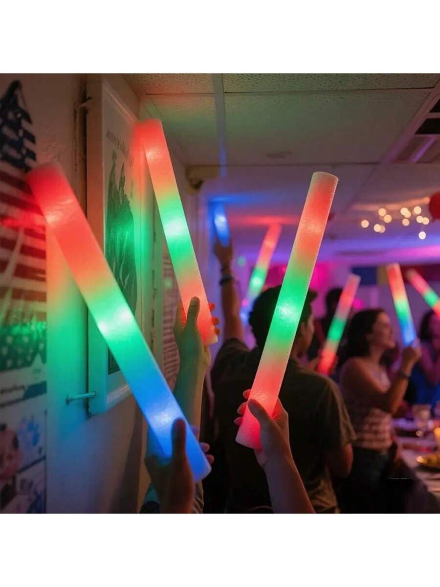 Foam Glow Sticks Vibrant Elect - Flashing Led Foam Sticks Party ulasan dan harga