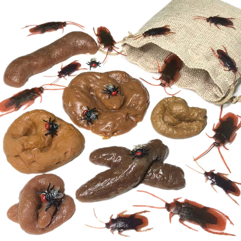 6/24PCS Soft Fake Poop Feces P - Fake Poop Gag Gift ulasan dan harga