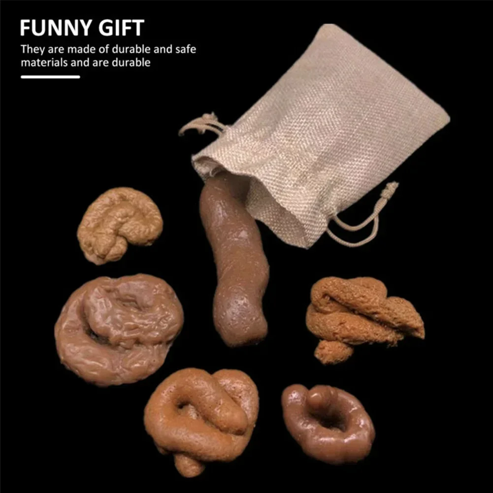 6pcs Realistic Fake Dog Poop P - Fake Poop Gag Gift ulasan dan harga