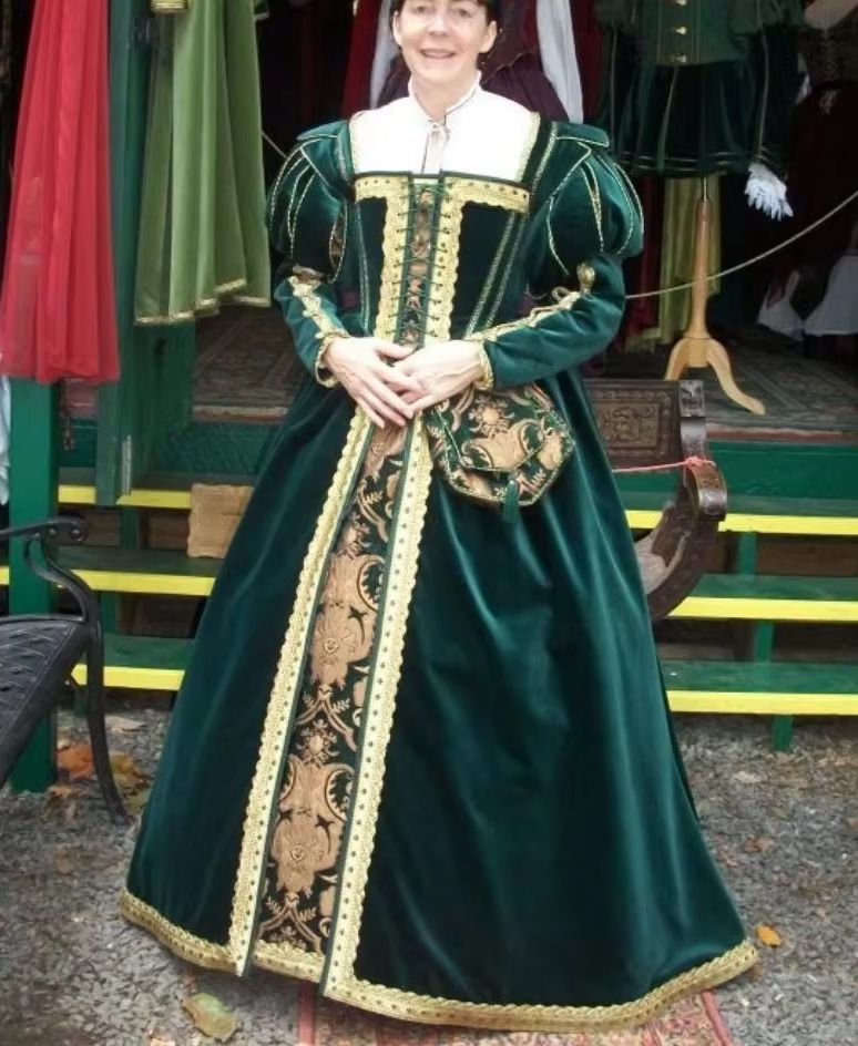 Medieval 16th Century Tudor Gr - Medieval Renaissance Dress Women ulasan dan harga