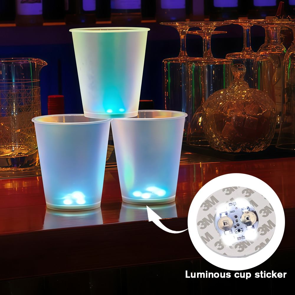 10pcs LED Glow in The Dark Cup - Glow In The Dark Party Glasses ulasan dan harga