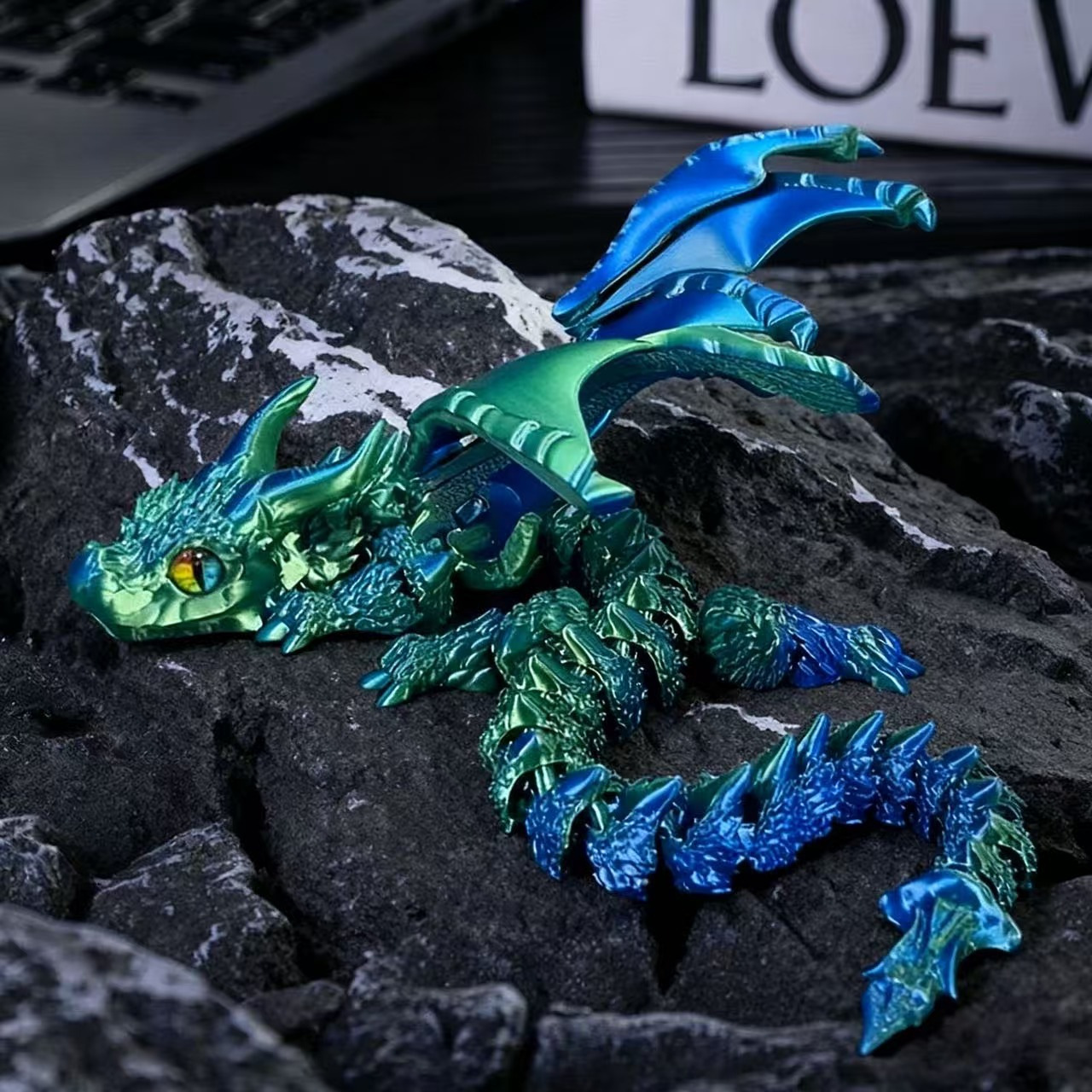 3D Printed Wyvern Dragon with  - Novelty Gifts ulasan dan harga