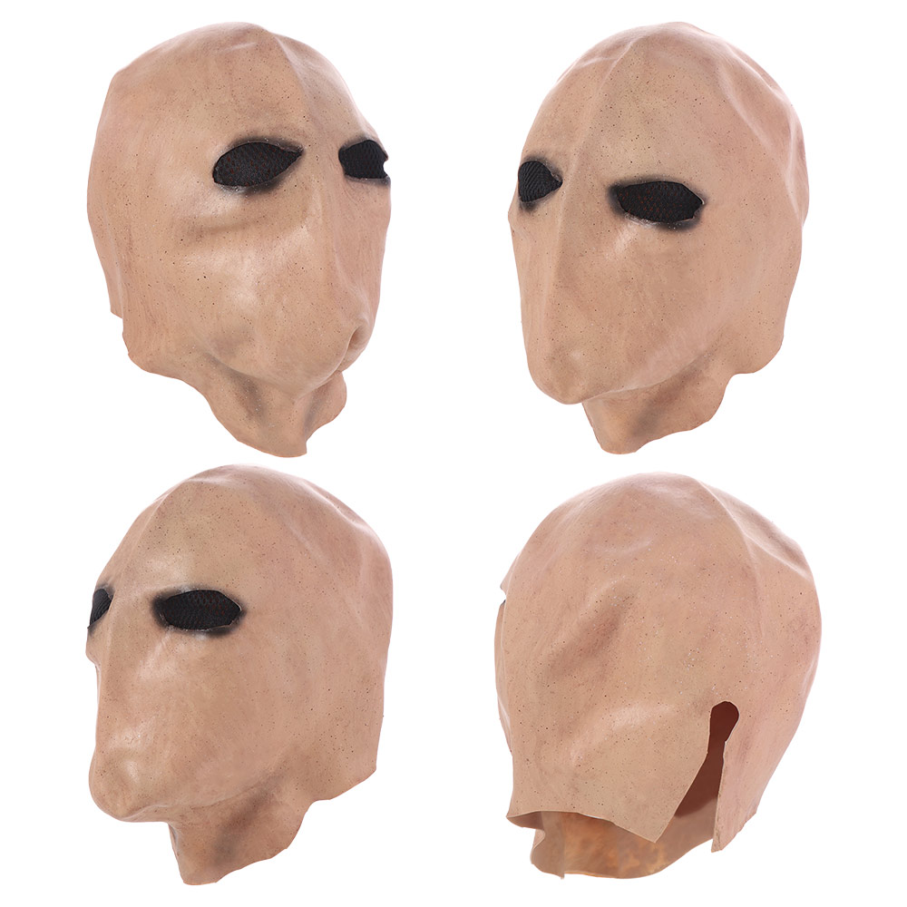 Faceless Man Halloween Slender - Latex Alien Mask Realistic ulasan dan harga