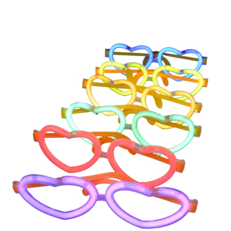 20 Sets Festive DIY Luminous H - Glow In The Dark Party Glasses ulasan dan harga