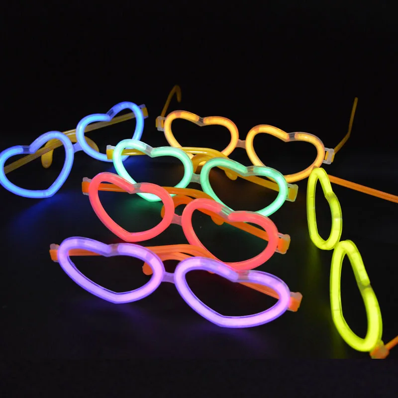 20 Sets Festive DIY Luminous H - Glow In The Dark Party Glasses ulasan dan harga