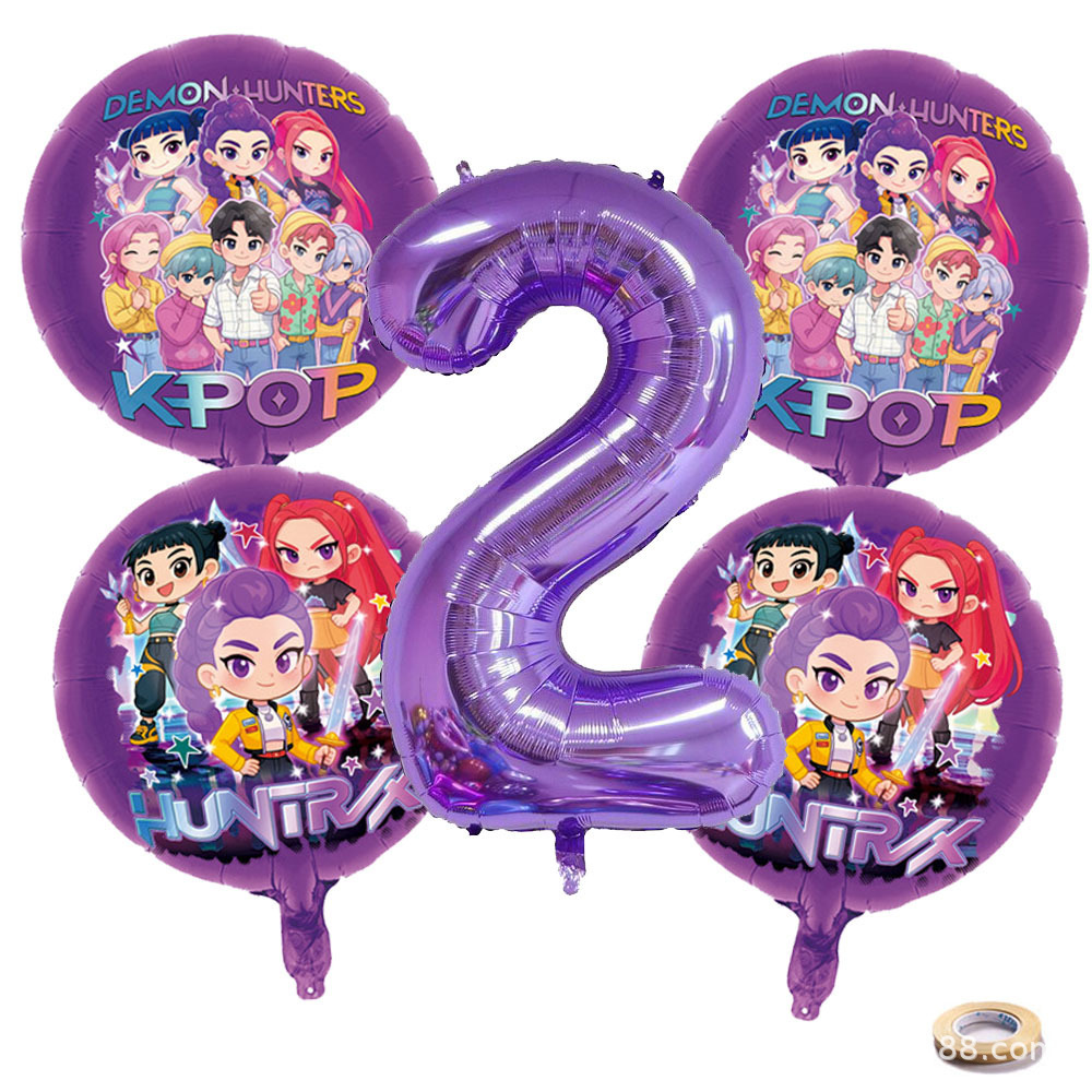 K P Foil Balloon Set Girl Grou - Party Supplies ulasan dan harga