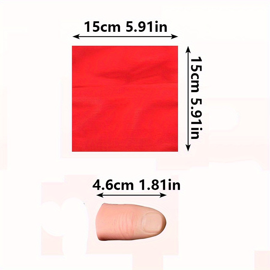 1set Scarf-Vanish Magic Thumb  - Thumb Tip Magic Trick Set ulasan dan harga