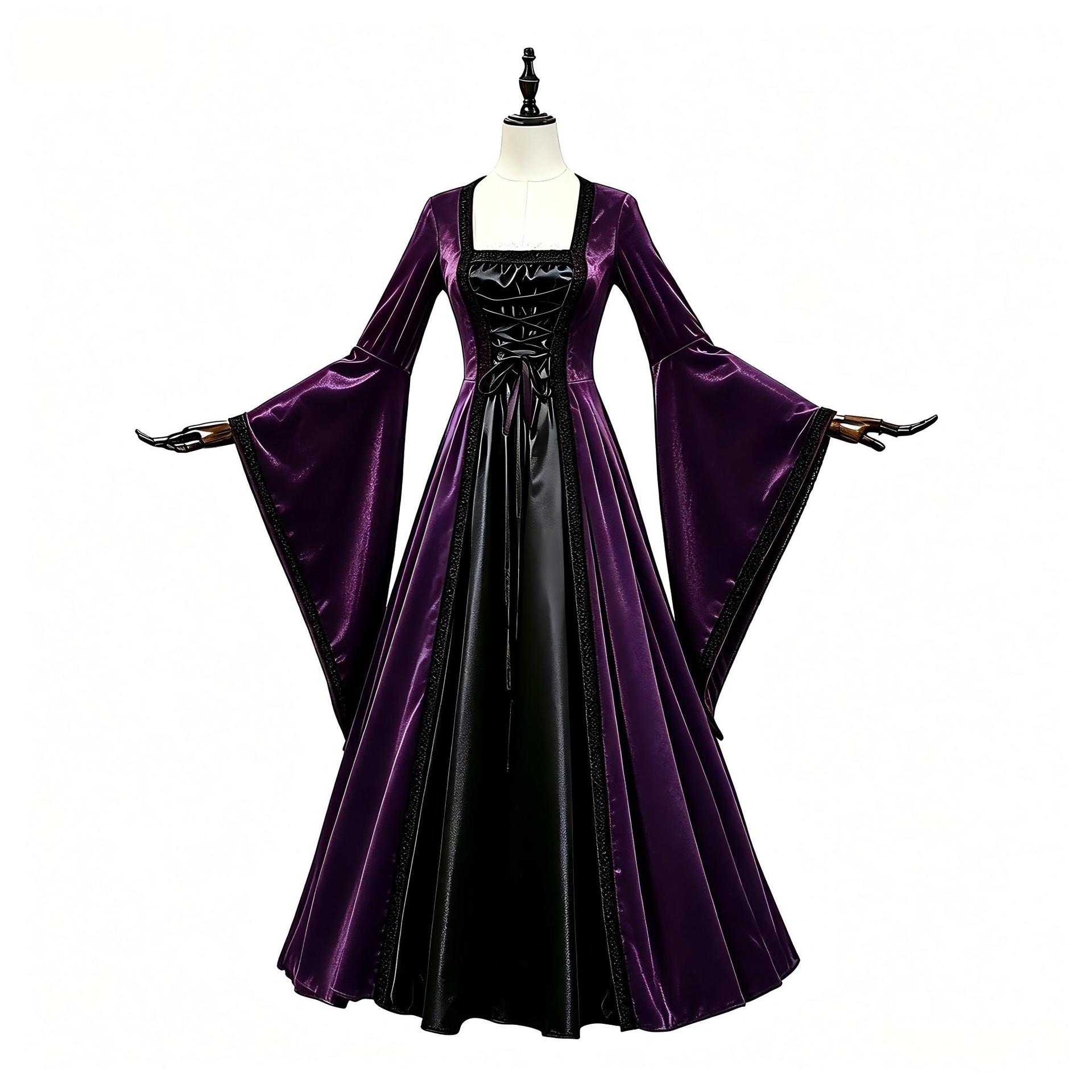 Halloween vintage corset dress - Medieval Renaissance Dress Women ulasan dan harga