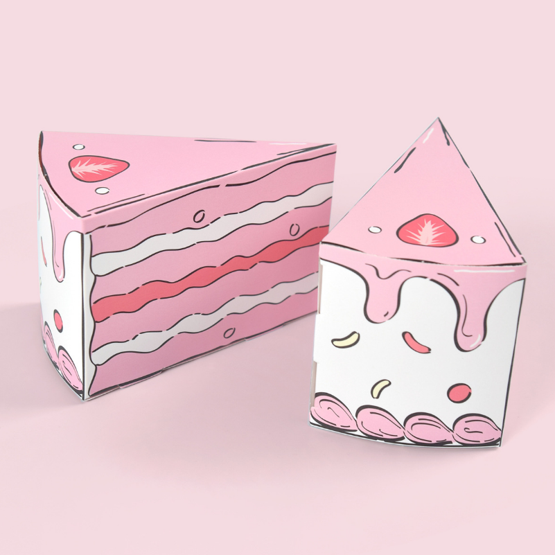 Triangular Cake Shaped Paper G - Party Supplies ulasan dan harga