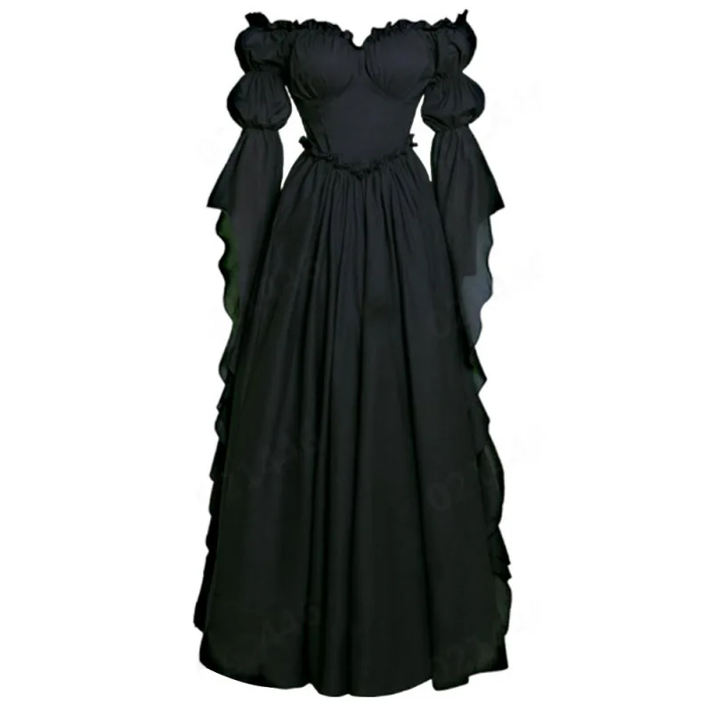 New Women Medieval Gothic Cour - Medieval Renaissance Dress Women ulasan dan harga