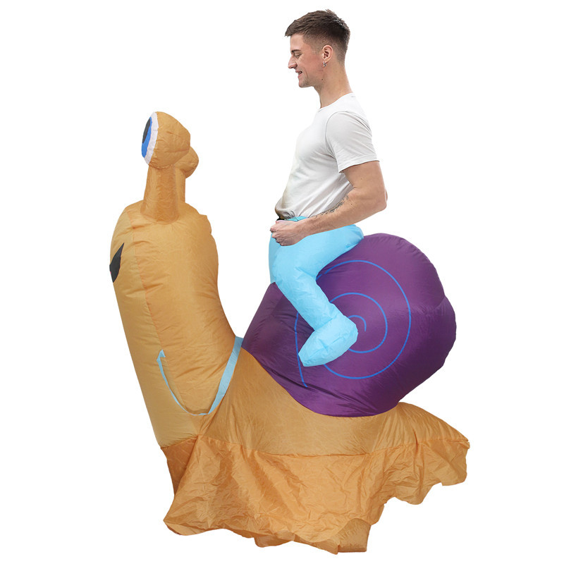 Riding Snail Inflatable Costum - Costumes ulasan dan harga
