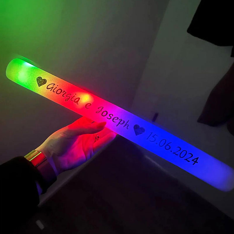 30 LED luminous foam sticks pe - Flashing Led Foam Sticks Party ulasan dan harga