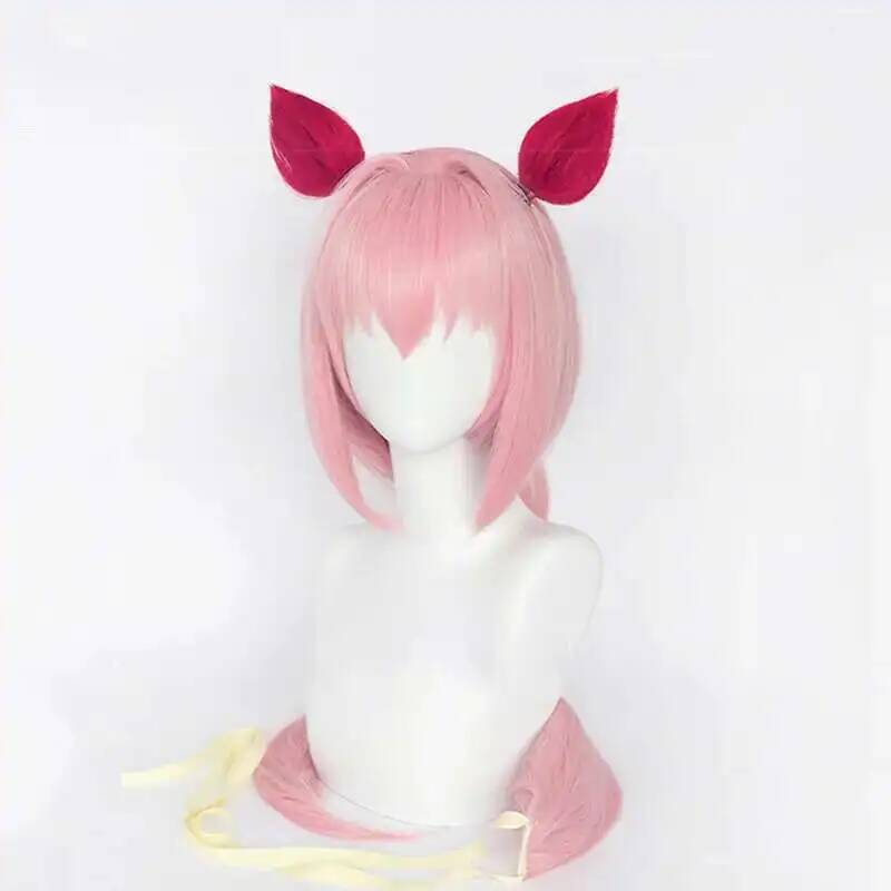 Uma Musume Haru Urara Cosplay  - Anime Cosplay Wig Heat Resistant ulasan dan harga