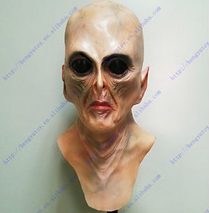 Deluxe Alien Mask Realistic La - Latex Alien Mask Realistic ulasan dan harga