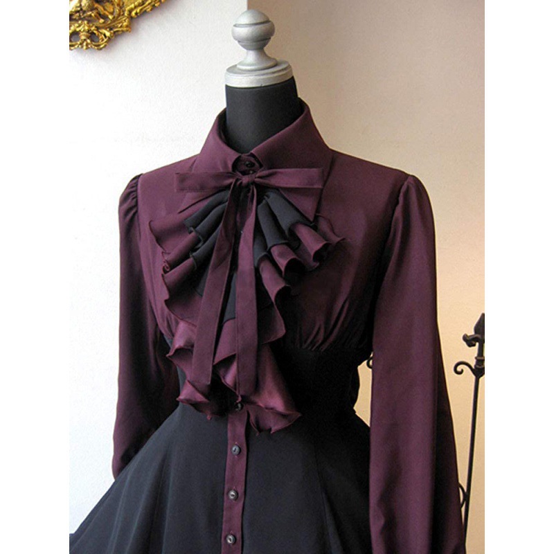 Medieval Gothic bow dress Rena - Medieval Renaissance Dress Women ulasan dan harga