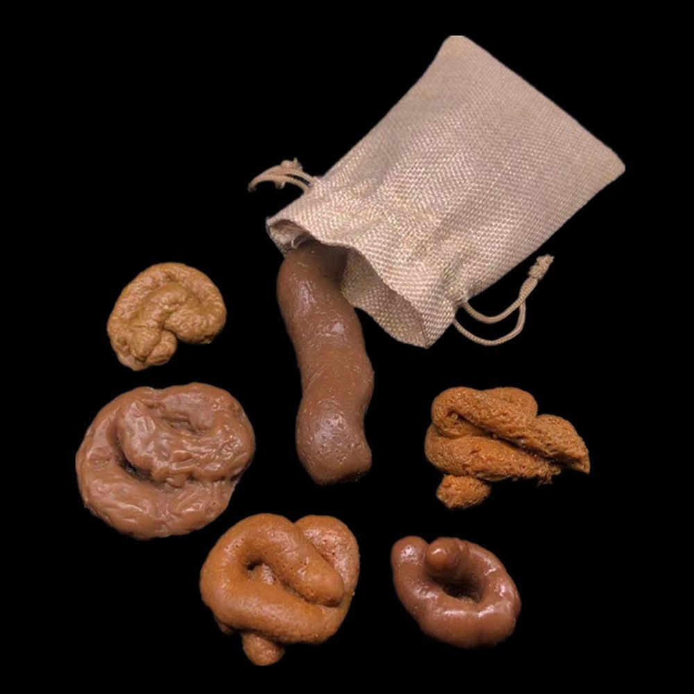 6Pcs Turd Tricky  Antistress F - Fake Poop Gag Gift ulasan dan harga