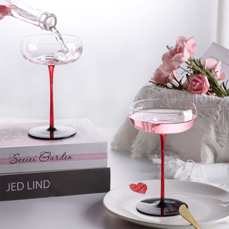 2/1Pcs 220ml Crystal Red Black - Glow In The Dark Party Glasses ulasan dan harga