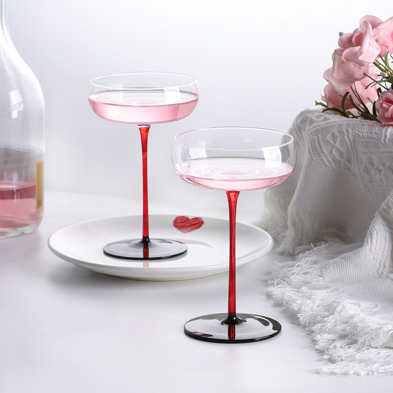 2/1Pcs 220ml Crystal Red Black - Glow In The Dark Party Glasses ulasan dan harga