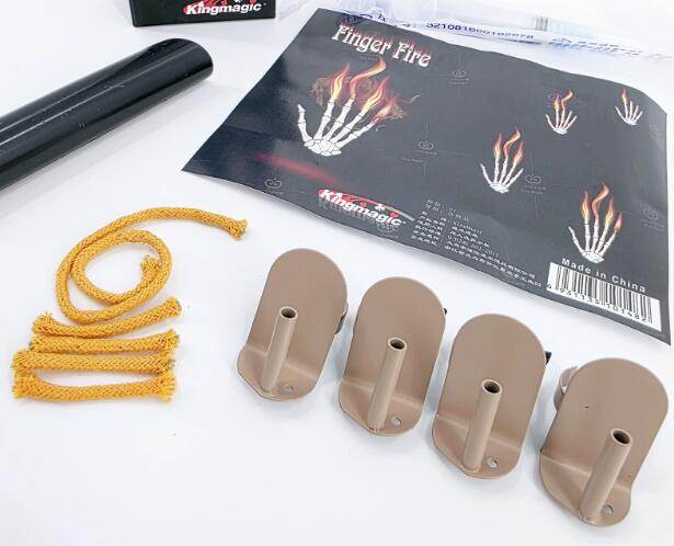 4Pcs/set Finger Fire Magic Tri - Thumb Tip Magic Trick Set ulasan dan harga