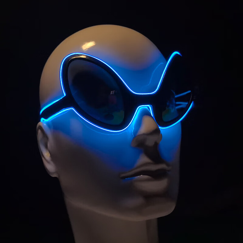 Cool Light Up LED Alien Glasse - Glow In The Dark Party Glasses ulasan dan harga