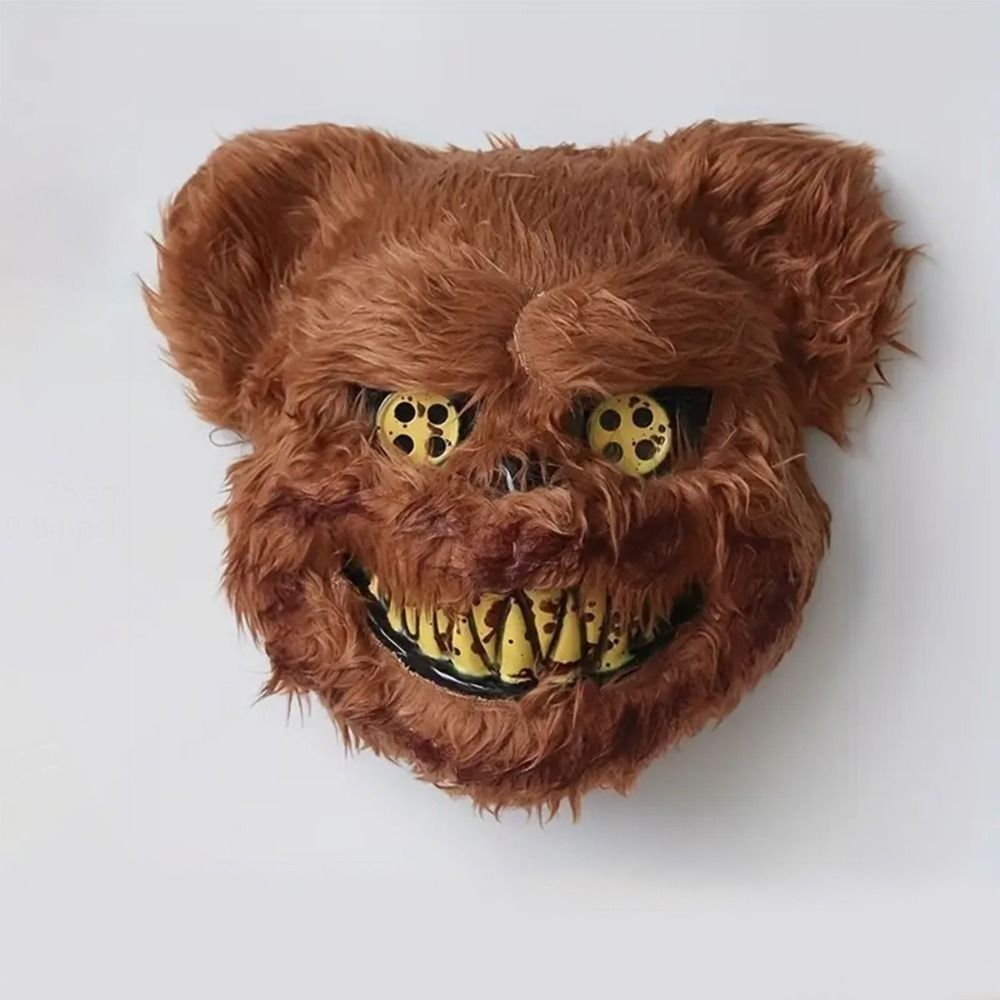 Bloody Plush Bunny Mask Hallow - Led Purge Mask Halloween ulasan dan harga